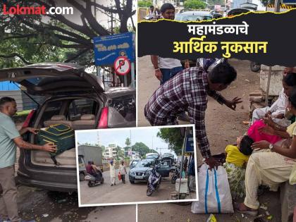 Private transporters intrude on ST bus stops in Pimpri-Chinchwad | पिंपरी-चिंचवडमध्ये एसटी बस थांब्यांवर खासगी वाहतूकदारांची घुसखोरी