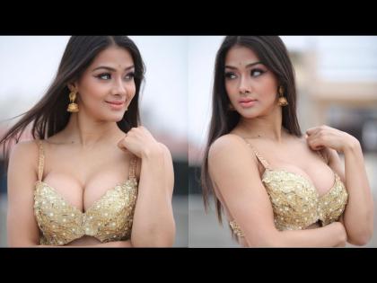 Namrata Malla's sizzling dance in bikini she shows cleavage hot dance seduce fans | Namrata Malla : नम्रता मल्लाचा डान्स पाहून फॅन्स उडाली झोप, जरा जपून बघा!