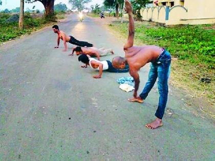 Youth Workout for Police Recruitment | पोलीस भरतीसाठी तरुणाईची कसरत Youth Workout for Police Recruitment | पोलीस भरतीसाठी तरुणाईची कसरत