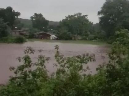 Village drowned! The dam of the lake burst and 'Junapani' village became waterlogged! | जलप्रकोप! जुनापाणी गाव पहाटेच्या झोपेत असताना तलाव फुटला; १३ हेक्टर शेती पाण्याखाली, १८१ जनावरे वाहून गेली