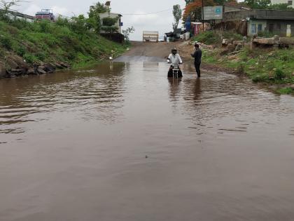 Damage to agriculture due to rains | पावसामुळे शेतीचे नुकसान