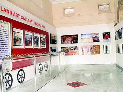 The Buland Art Gallery in Nagpur Railway Station | नागपूर रेल्वेस्थानकात साकारली बुलंद आर्ट गॅलरी