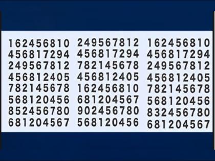 Optical illusion : Find hidden 3 in number series within 3 second | Optical Illusion: फक्त जीनिअस लोकच 3 सेकंदात शोधू शकतील फोटोतील 3 नंबर...