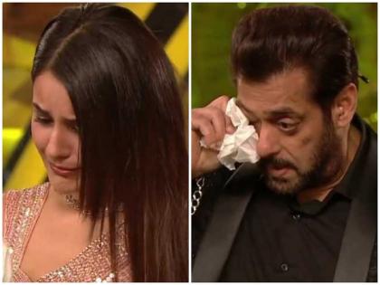 Bigg Boss 15 Finale: Shehnaaz Gill will get emotional after remembering Siddharth Shukla, Salman Khan additionally sheds tears | Bigg Boss 15 Finale: सिद्धार्थच्या आठवणीत शहनाज गिल ढसाढसा रडली, सलमानलाही अश्रू अनावर