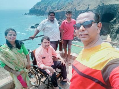 Ratnagiri Handicap Paraplegic Foundation Gives Birthday Gift To Pritam Uday Kadam | अन् प्रीतमच्या चेहऱ्यावर उमटले हास्य, रत्नागिरी हँडीकॅप पॅराप्लेजिक फाउंडेशनची वाढदिनी ‘अनोखी भेट’