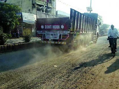 Dust of dust of dust | तुमसरकरांच्या नशिबी धूळच धूळ