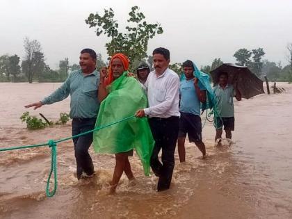 Heavy rains in Madhya Pradesh brought floods in Vidarbha | मध्य प्रदेशच्या अतिपावसाने आणला विदर्भात पूर