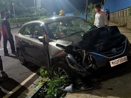 Pedestrian couple seriously injured in car crash in Thane | ठाण्यात कारच्या धडकेमध्ये पादचारी दाम्पत्य गंभीर जखमी