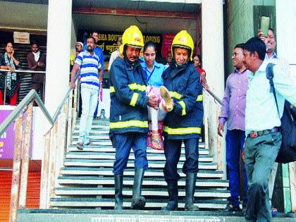 Fire Fighting Service Weekly Nashik Road Fire Brigade MockDrill | अग्निशमन सेवा सप्ताहनिमित्त नाशिकरोड अग्निशमन दलाचे मॉकड्रिल