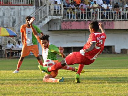 K.S.A. Senior League Football Tournament; 'Balgopal' defeats 'A' | के.एस.ए. वरिष्ठ लीग फुटबॉल स्पर्धा;‘बालगोपाल’ची दिलबहार ‘अ’वर मात