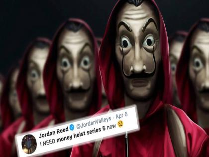 money heist 5 netflix announced release date of series on two parts | चला तर प्रतिक्षा संपली! Money Heistच्या पाचव्या सीझनची रिलीज डेट आली!!