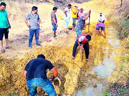 Wildfire for wildlife | वन्यजीवांसाठी जंगलात पाणवठा