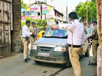 Lockdown tightened again in Chandrapur | चंद्रपुरात पुन्हा लॉकडाऊन कडक Lockdown tightened again in Chandrapur | चंद्रपुरात पुन्हा लॉकडाऊन कडक