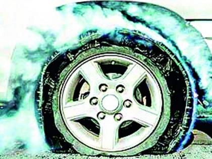 The mercury went up to 42 degrees, did you check the tires of the vehicle? | पारा गेला ४२ अंशांवर, वाहनाचे टायर तपासून बघितले का?