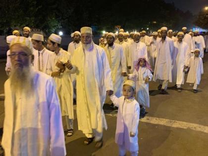 Bohra brothers celebrate the birthday of the religious leaders | बोहरा बांधवांकडून धर्मगुरूंचा वाढदिवस साजरा