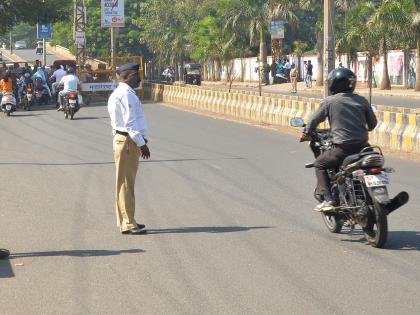 Violation of traffic rules: 18 lakh fine | वाहतूक नियमांचे उल्लंघन : १८ लाखांची दंडवसुली