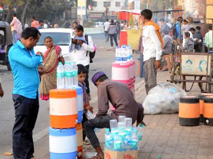 Parbhani: Water sales in the city doubled | परभणी : शहरात पाण्याच्या विक्रीत दुप्पट वाढ