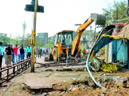 Encroachment removal campaign in Yavatmal | यवतमाळात अतिक्रमण हटाव मोहीम