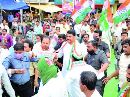 The Congress march marched on Bhandara | काॅंग्रेसच्या पदयात्रेने भंडारा दणाणले The Congress march marched on Bhandara | काॅंग्रेसच्या पदयात्रेने भंडारा दणाणले