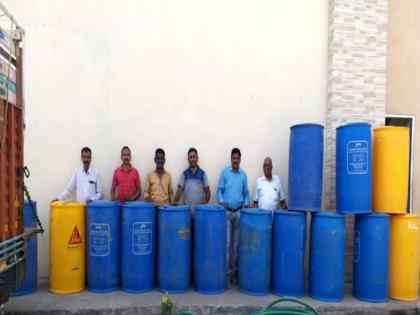 Eight drums of spirit were seized near Sangvi near Spirit | सांगवीजवळ स्पिरीटचे आठ ड्रम शिताफीने जप्त Eight drums of spirit were seized near Sangvi near Spirit | सांगवीजवळ स्पिरीटचे आठ ड्रम शिताफीने जप्त