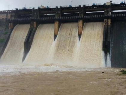 Increase in water supply from dams in Dindori taluka | दिंडोरी तालुक्यातील धरणांच्या पाणीसाठ्यात वाढ