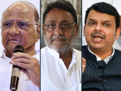 Action against Nawab Malik for political motives; We will continue to struggle, Sharad Pawar targeted BJP | Sharad Pawar: राजकीय हेतूनं नवाब मलिकांवर कारवाई; आम्ही संघर्ष करत राहणार, शरद पवारांचा विश्वास