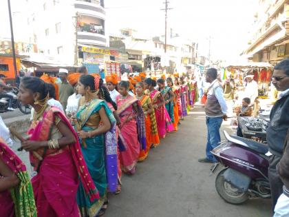 Awareness through rally for saintly nocturnal sex | संत निरंकारी समागमसाठी रॅलीद्वारे जनजागृती