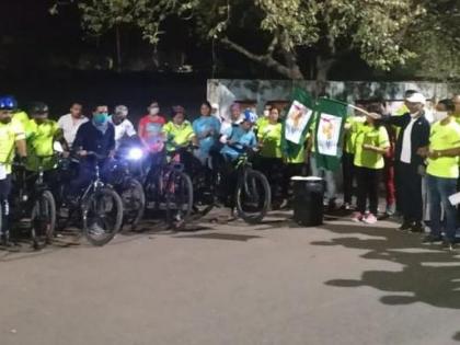 23 cyclists from Bhusawal completed the Pal Cycling Challenge | भुसावळच्या २३ सायकलपटूंनी पूर्ण केले पाल सायकलिंग चॅलेंज