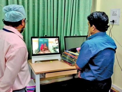 Digital interaction with Kovid patients in Nagpur now | नागपुरात कोविड रुग्णांशी आता डिजिटल संवाद