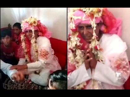 Bihar : Groom hiding his baldness with sehra people remove his wig out bride family beaten | नवरदेव लपवत होता त्याचं टक्कल, नवरीकडील लोकांनी ठिकाणावर आली त्याची अक्कल