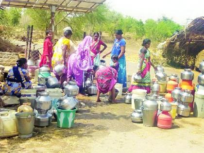 Heavy water shortage in Lakhandur taluka | लाखांदूर तालुक्यात भीषण पाणीटंचाई