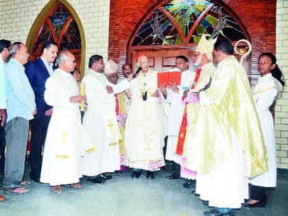 Inauguration: Cardinal Ozworld Gratias of Pope Francis Advisory Committee to be inaugurated by Saint Anna Mahamandir | उद्घाटन : पोप फ्रान्सिस सल्लागार समितीचे कार्डिनल ओजवर्ल्ड ग्रेशियस यांची उपस्थिती संत अण्णा महामंदिराचे लोकार्पण