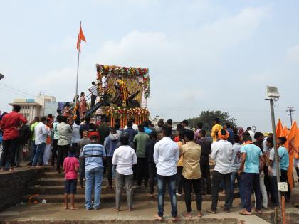 Shiv Jayanti celebrations in Satara district | सातारा जिल्ह्यात शिवजयंती उत्साहात साजरी