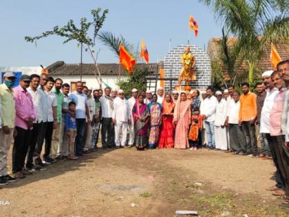 Shiva Jayanti celebration in Navi Shemli | नवी शेमळीत शिवजयंती साजरी