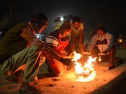 The hustle and bustle of Nashik residents | नाशिककरांना भरली हुडहुडी