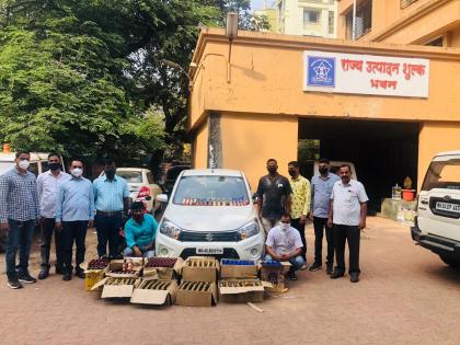 State Excise Department seizes Rs 5 lakh worth of property with foreign liquor | राज्य उत्पादन शुल्क विभागाच्या धाडीत विदेशी मद्यासह पाच लाखांचा मुद्देमाल जप्त