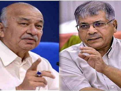 Sushilkumar Shinde said on the statement of Prakash Ambedkar ...! | 'काँग्रेस गाढवांचा पक्ष' म्हणणाऱ्या प्रकाश आंबेडकरांना 'सुशील' उत्तर!