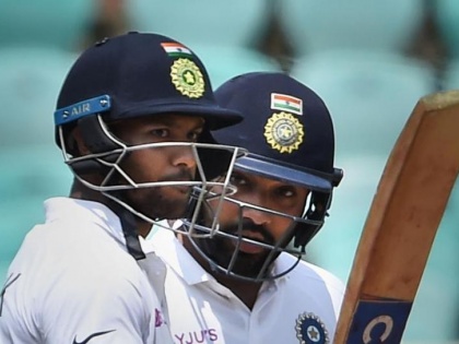 India vs South Africa, 1st Test: What the batsman Mayank Agarwal said about Rohit Sharma's play ... | India vs South Africa, 1st Test : द्विशतकवीर मयांक अगरवाल रोहितच्या खेळीबद्दल काय म्हणाला, जाणून घ्या...