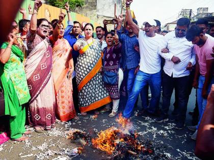 BHAJUM protest against Rahul Gandhi in Nagpur | राहुल गांधींविरोधात नागपुरात भाजयुमोचे आंदोलन