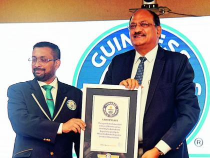 Mahametro has received a certificate from the Guinness Book of World Records | महामेट्रोला मिळाले गिनीज बुक ऑफ वर्ल्ड रेकॉर्डचे प्रमाणपत्र