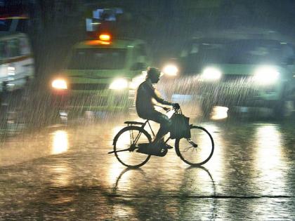 Clear all day, heavy rain in the evening; 24.6 mm in Nagpur in two hours. | दिवसभर उघाड, सायंकाळी धाेधाे बरसात; नागपुरात दाेन तासांत २४.६ मि.मी. पावसाची नाेंद