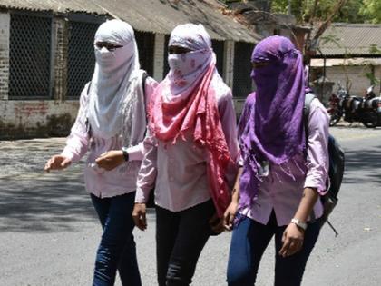 The temperature is expected to be 43 degrees Celsius | लाटेमुळे तापमानाचा पारा ४३ अशांवर The temperature is expected to be 43 degrees Celsius | लाटेमुळे तापमानाचा पारा ४३ अशांवर