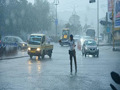Red alert in Kolhapur today Heavy rain in Gaganbawda, Kagal, 13 dams under water | कोल्हापुरात आज रेड अलर्ट; गगनबावडा, कागलमध्ये अतिवृष्टी, १३ बंधारे पाण्याखाली Red alert in Kolhapur today Heavy rain in Gaganbawda, Kagal, 13 dams under water | कोल्हापुरात आज रेड अलर्ट; गगनबावडा, कागलमध्ये अतिवृष्टी, १३ बंधारे पाण्याखाली