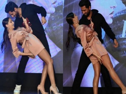 Video:Nora Fatehi Oops Moment Video Viral While Dancing With Vicky Kaushal At Pachtaoge Success Party | Video : नोरा फतेहीची Oops मोमेंट झाली कॅमेऱ्यात कैद, विकी कौशलसोबत करत होती डान्स