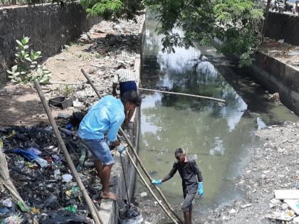 The possibility of tinking water during the monsoon; Negligence in the work of Nalsafai | पावसाळ्यात पाणी तुंबण्याची शक्यता; नालेसफाईच्या कामातील निष्काळजीपणाचा फटका