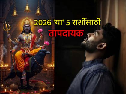 2026 Prediction: २०२६ मध्ये 'या' ५ राशींवर शनीची वक्रदृष्टी; आर्थिक, मानसिक चिंता वाढणार