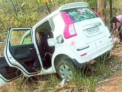 Tires burst, vehicle overturned; The old man was killed | टायर फुटले, वाहन उलटले; वृद्ध ठार