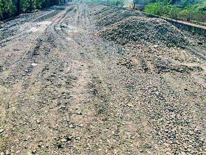 The question of the use of limestone in strengthening of Padoli to Rajura quadrangle is questionable | पडोली ते राजुरा चौपदरीकरणात चुनखडीचा वापर, मजबुतीवर प्रश्न