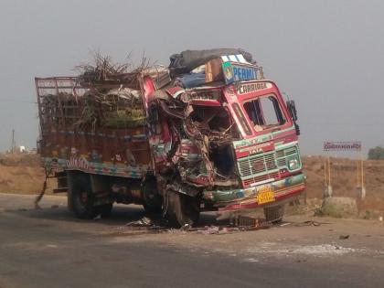 ट्रक टर्मिनसजवळ अपघात