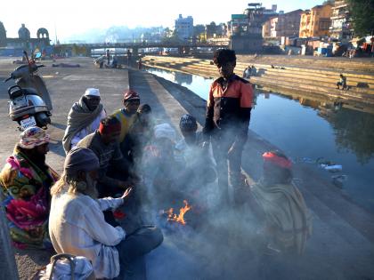 Cold wave prevails in the city | शहरात थंडीचा कडाका कायम